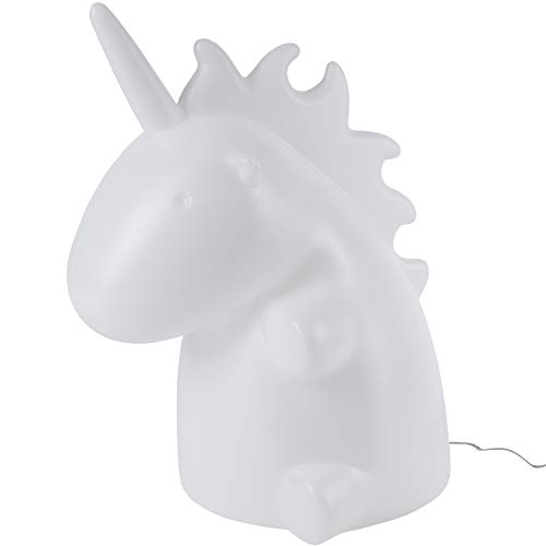 SMOKO Giant Unicorn Lamp | Color Changing LED Nightlight | Ambient Soft Glow Nursery Light