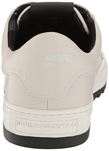 Image of Karl Lagerfeld Mens Leather Two Tone Sole Sneaker