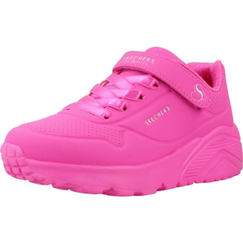 Skechers Women's Rumblers Solar Burst Sandal, Hot Pink Synthetic Trim, 33 EU