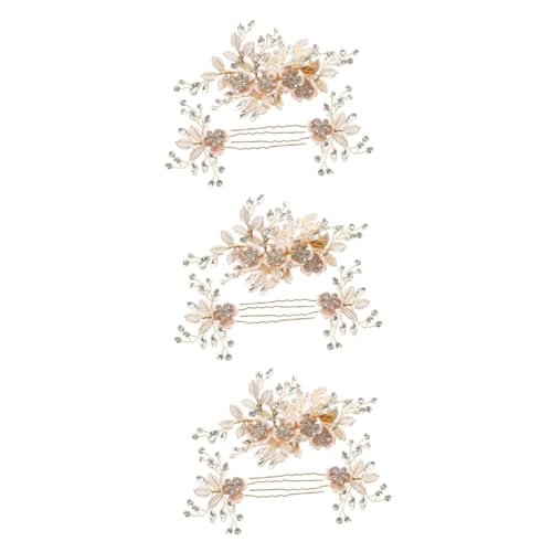 Accessoire mariage cheveux anti-glisse peigne et épingle fleur pour chignon mariée