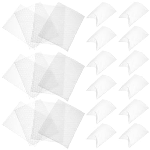 Cabilock 100 Stück Luftpolsterbeutel Transparent 15X10cm Kleine Luftpolstertaschen Stoßfest für Versand Verpackung und Aufbewahrung