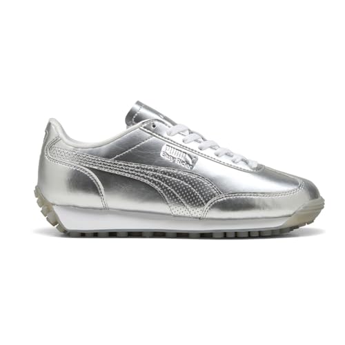 PUMA Womens Easy Rider Astro Escape Metallic Lace Up Sneakers Shoes Casual - Silver - Size 7 M