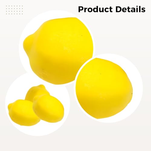 Accesorios de fotografía con limones artificiales estéticos para una exhibición en interiores 5
