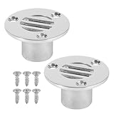 316 Stainless Steel 1' Boat Floor Deck Drain (Pack of 2)