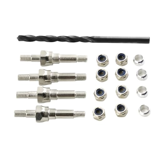 4PCS�X�`�[�����^���V���b�N�X�^���h�I�t1/8 1/7�X�P�[��RC�Ԃ�Talion Notorious Infraction 6S���f���ƌ݊���(Silver)