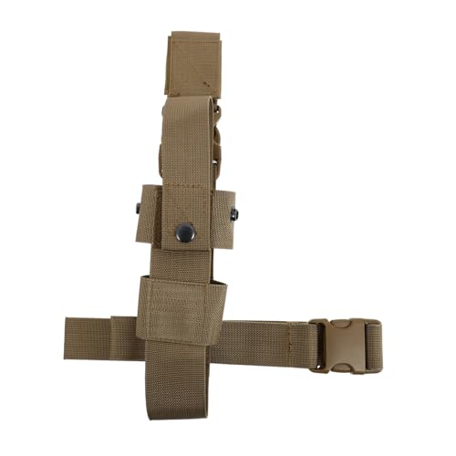 ledmomo 多機能耐摩耗レッグバッグ キャンプ用水筒収納ポーチ 通気性 で軽量 屋外トレーニング ランニング サイクリング適応 炎天下でも