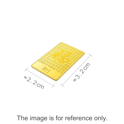 Image of CHOW SANG SANG 999.9 24K Pure Gold Chinese Gifting Collection Blessing Felicity Fu Jewelry Ornament for Women & Men 960509 Price-by-Weight 5g (Weight Options: 5g / 10g / 20g / 50g / 100g)