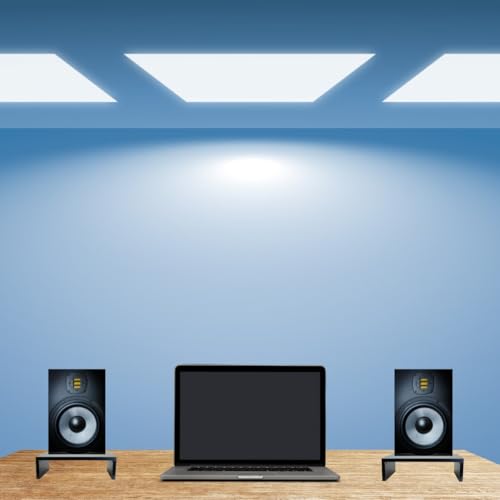 Kit 2 Suportes Para Monitores De Áudio Home Stúdio
