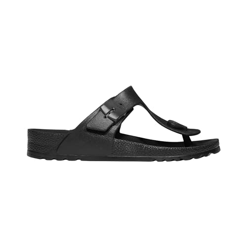 Scholl Bahia Flip Flop, Sandal Mujer, Negro, 39 EU