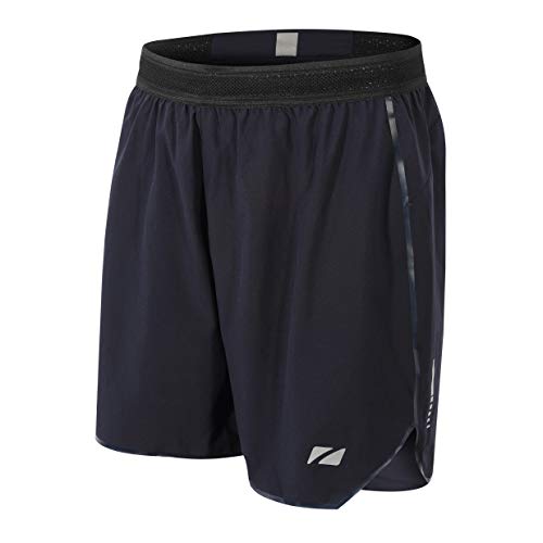 ZONE3 Men's 7" Run Shorts with Liner Navy/Silver