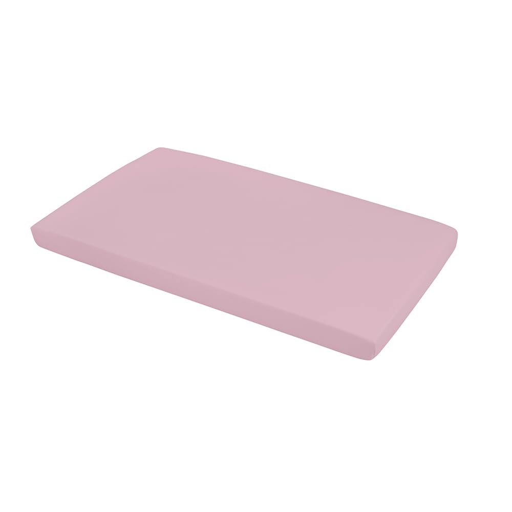 Drap housse pour matelas à langer en jersey rose pour chambre bébé