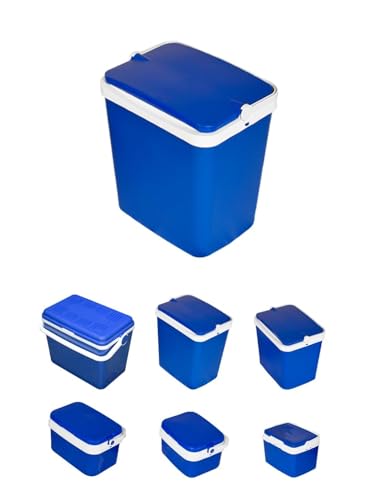 JARDIN202 - Nevera Portátil Rígida – Nevera Térmica con Asa para Camping, Barbacoa y Viaje | 29 L (Azul)