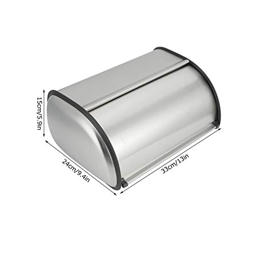 Caja de almacenamiento de pan para mantener los bollos tiernos en el desayuno 6