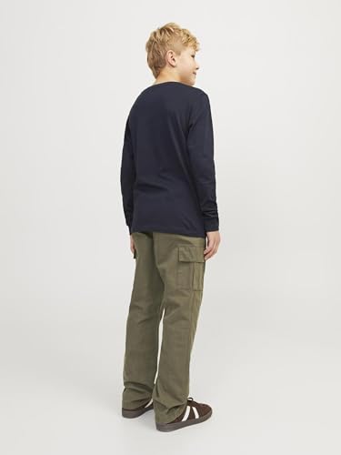 JACK & JONES Jpstkane Jjbarkley Cargo Pant Noos Jnr Garçon Pantalon cargo, Vert, 152
