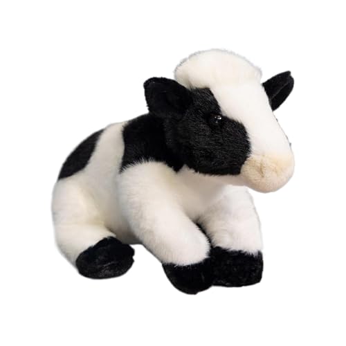 Juguete De Peluche De Vaca - Pequeño Animal De Peluche De Vaca | Vaca Rellena Realista | Peluche De Animal Pequeño De 8,6 Pulgadas | Lindo Animal De Peluche De Yak | Almohada De Felpa De Vaca |