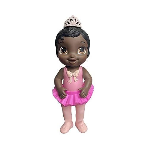 Boneca Baby Alive Doce Bailarina Negra Vestido Rosa, com Acessórios de Ballet - F1275 - Hasbro