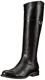 leder reitstiefeletten kinder Wadenlänge schmal Frye Damen Jayden D-Ring Reitstiefel, Schwarz (Schwarzes, glattgeöltes Gemüse), 40.5 EU