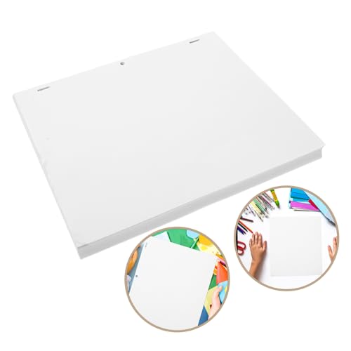 Papier perforé pour animation Uonlytech de 200 pièces blanc vierge - 8