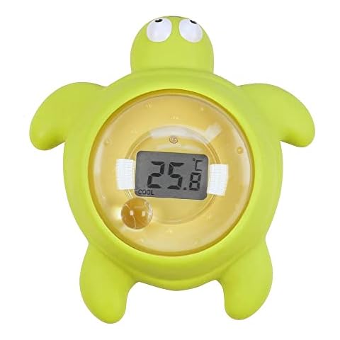 TensCare Tortoo - Termómetro de baño para bebé con juguete de tortuga y pantalla LCD Cover