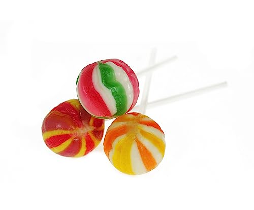 Frucht Lutscher Kugel Cojak 8 Gramm 50 Stück, lollies großpackung einzeln verpackt