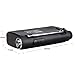 Retekess TR605 AM FM Radio Portable, Retro Transistor Radio Powered by 1200MAh Rechargeable Battery, with Flashlight for Camping Emergency Kit (Black)