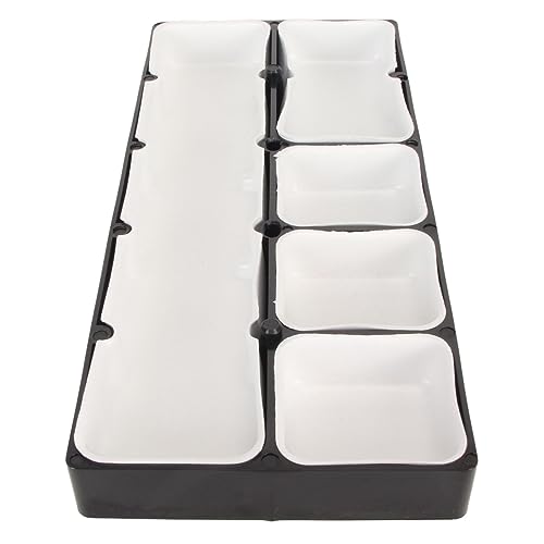 KYsongyiX Boîte de rangement pour pièces de montre, organisateur portable à 5 compartiments avec doublure en caoutchouc souple, conteneur étanche et résistant aux chocs pour les outils et ac – vue 2