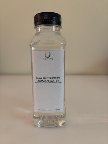 Ruqya Healing Zamzam Water, Over 1000 Hours of Ruqya Recitations, 300 ml
