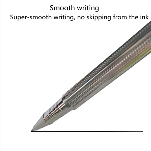 Penneed Rollerball Pen Gift Set For Men Women Executive Home Office Use, With Gift Box Refillable 0.7Mm Black Ink G5(Elegant Sliver) #TOP2