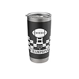 Football Fans Must-Have Playoffs Bracket Stainless Steel Insulated Tumbler