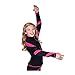 ChloeNoel Figure Skating Spiral Skate Jacket J36 Fuchsia Child Medium