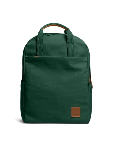 Image of DailyObjects Field Daypack Casual backpack fits upto 14 inch inch laptop with Luggage Sleeve| Unisex Travel Backpack | Made of Durable Canvas Material | Zippered Compartments with Pockets