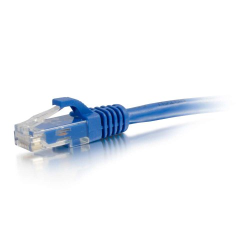 C2G 00703 Cat6a Cable - Snagless Unshielded Ethernet Network Patch Cable, Blue (25 Feet, 7.62 Meters), 25' - Image 2