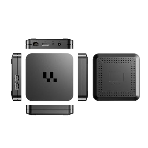 VBESTLIFE TV Box 4K, 2GB RAM 16GB ROM Procesador Quad Core Reproductor Multimedia Android 16.0, con Control Remoto, para Transmisión 4K Ultra HD y Juegos en Televisión (Enchufe de EE. UU.)