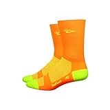DeFeet Aireator Hi Top Sock Orange/Yellow Large