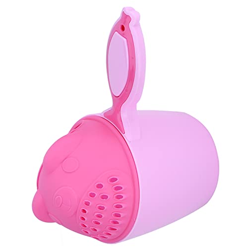 Image of ViaGasaFamido Baby Shampoo Rinse Cup, Bear Shape Bath Rinser, Green, PP Material, 8.27x4.21x5.91 Inch, for Kids 6 Months and Up