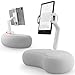 Produktbild SAIJI Tablet Kissen Halter, 360° Verstellbarer Kindle Halter ipad Halterung Bett mit flexiblem doppelachsigem Arm, Tablet Halterung für iPad, iPhone, Kindle und alle Geräte von 4,7"-15,6"Grau