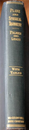 Plane and spherical trigonometry, B00085K1WO Book Cover