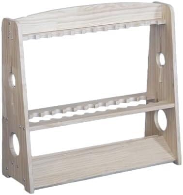 TIST Portable Billiard Cue Rack Billiard Cue Rack Floor Stand Heavy Duty Billiard Cue Rack Storage Rack for 10 Pool Cues Hardwood Wall Mounted Pool Cue Holder