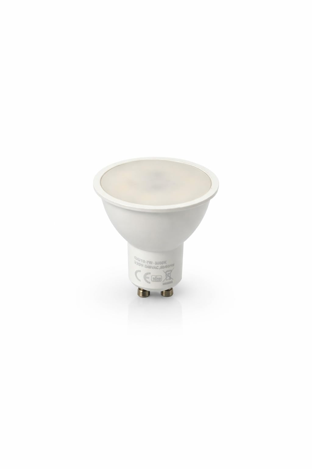 GU10 LED Bulbs 7W Warm White 3000K 70W Equivalent Non-Dimmable – 12 Bulbs (Pack of 12) LED Spotlight for Ceiling Downlights Home Lighting