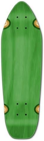 Blank & Graphic - Mini Cruiser - Banana Cruiser - Tabla larga de 27 x 8 pulgadas, color verde