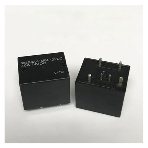 Relais 822E-1A-V M04 12VDC protection thermique 40A 6PIN contre les surcharges