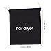 VICASKY 4pcs Hair Dryer Storage Bag Reusable Canvas Drawstring Pouches for Travel