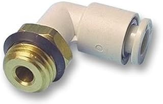 SMC KQ2L08-01S connectors - kq2 fitting family kq2 8mm - fitting, male elbowlqa - package of 10