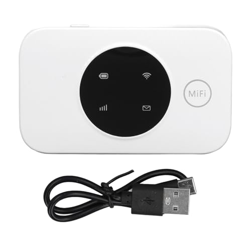 Image of Generic 4G Portable WiFi Router 10 Device Support 300Mbps Mobile WiFi Hotspot for Outdoor Camping, Pocket Travel Router with 3000MAh Battery for Smart TVs, Computers, Black