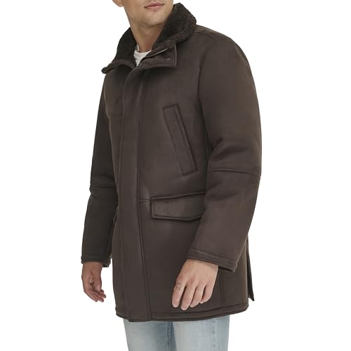 Image of DOCKERS Men's Faux Shearling Walking Coat