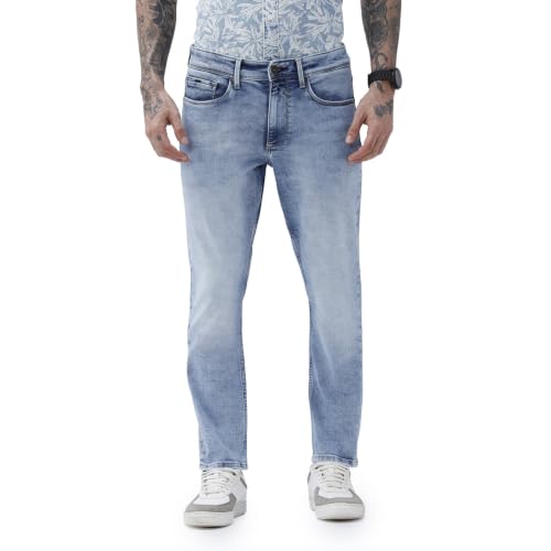 Image of BASICS Cotton Stretch Men's Jeans | Smart Casual Denim | Ultra-flexible stretch cotton denim. Modern style. Durable, breathable & built for all-day travel comfort.