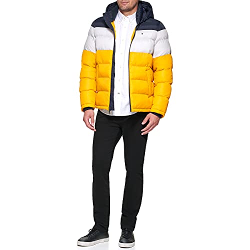 Image of Tommy Hilfiger Men's Down Alternative Hooded Puffer Jacket (Standard and Big & Tall)