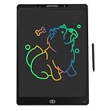 ASHATA Löschbares LCD -Schreibblock, 20 -Zoll Schreibtablette Hohe Empfindlichkeit Wiederverwendbar und Praktisch für Frühbildung Im Alter von 3 Jahren oder älter (Black)