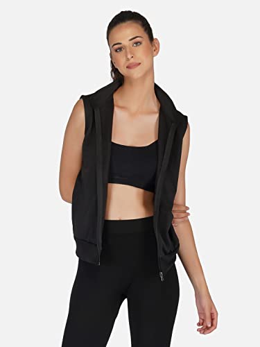 Image of UZARUS Women's Half Sleeves Cotton Fleece Premium Jacket