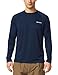 baleaf Men's Rash Guard Shirts Fishing Long Sleeve UV Sun Protection SPF T-Shirts UPF 50+ Lightweight Beach Dark Blue Size L